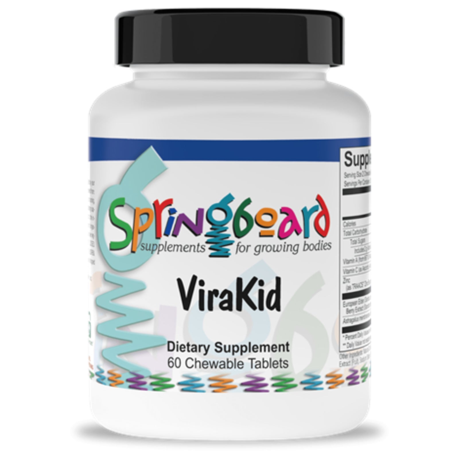 Ortho Molecular, ViraKid, 60 Chewable Tablets UPC 615033001759 | Hilife Vitamins